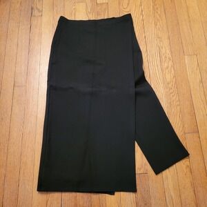 Betabrand Black Wrap Skirt SASSIEST Leggings Workout M Long Athleisure Modest